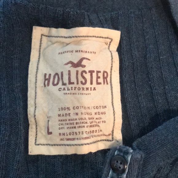 Hollister blue crop top - Picture 4 of 4